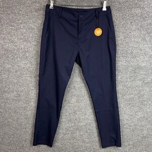 NEW Puma Golf Pants Mens Medium Navy Blue UPF 50+ Performance Trousers New